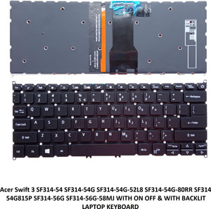 ROTECH SOLUTIONS COMPATIBLE KEYBOARD FOR Acer Swift 3 SF314-54