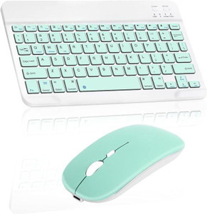 RyzCare 3 DPI Upto 1200 DPI, 78 Keys Anti Slip Back, Ultra Thin Design for Tablet Bluetooth, Wireless Laptop-size Laptop Keyboard Compatible with Desktop, iPad, Laptop, Tablet