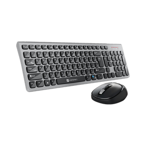 Portronics Key7 Combo Keyboard Mouse Combo Set with 2.4Ghz, 1600 DPI Wireless Standard Laptop Keyboard Compatible with Desktop, Laptop, Mac