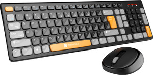 Portronics Key7 Combo Mouse Combo Set with 2.4Ghz, 1200 DPI Wireless Standard Laptop Keyboard Compatible with Desktop, Laptop, Mac Key7 Combo