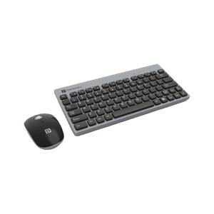 Portronics POR 374 Key2 Combo with 2.4 GHz USB Receiver,Silent Keystrokes,1200 DPI Optical Wireless Laptop-size Laptop Keyboard Compatible with Desktop, Laptop, Mac Tracking,Compact Design,Multimedia Keys for PC, Laptop & USB Supported Devices