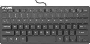 iVoomi Venom Mini Wired USB Laptop-size Laptop Keyboard Compatible with Desktop, Laptop, Mac Easy to Use,Plug and Play,Quick, Comfy Durable body