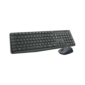 Logitech MK235 Full-Sized, 15 FN Keys, 3-Year Battery Life Combo Mouse and Wireless Standard Laptop Keyboard Compatible with Desktop, Laptop, Mac with 1000 DPI Optical Mouse, 2.4GHz Wireless, Spill-Resistant Design, 15 Function Keys, Anti-Fading Key Treatment, 36-Month Keyboard Battery Life