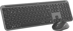 Logitech MK950 Bluetooth Standard Multi-device Keyboard Compatible with Desktop, Laptop, Mac Easy to Use,Plug and Play,Quick, Comfy Durable body