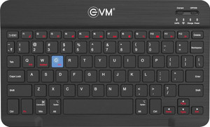 EVM EnEdge WLKM Bluetooth Standard Multi-device Keyboard Compatible with Desktop, Laptop, Mac Compact, Wireless, Portable, 150 mah Battery