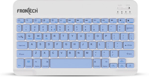 Frontech Wireless Mini Keyboard | 78 Functional Hot Keys | 120mAh Rechargeable battery | Bluetooth Standard Multi-device Keyboard Compatible with Laptop