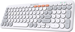 AMKETTE Optimus XL 4 in 1 Bluetooth, Wireless Standard Multi-device Keyboard Compatible with Desktop, Laptop, Mac, Tablet