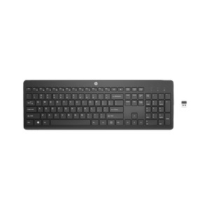 HP 230 Wireless Keyboard Wireless Standard Laptop Keyboard Compatible with Desktop, Laptop, Mac with Ergonomic Desktop Design