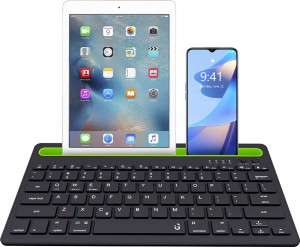 iGear BK100 Dual Connect Bluetooth Wireless Keyboard for iOS/Android/Windows Devices Bluetooth Tablet Keyboard