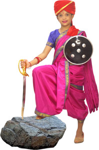 नटखटड्रेस रानी लक्ष्मी बाई किड्स कॉस्टयूम / झाँसी की रानी कॉस्टयूम बच्चों की पोशाक