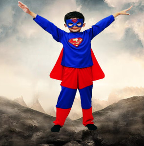 Maasuryakala Superman Dress Kids Costume Wear