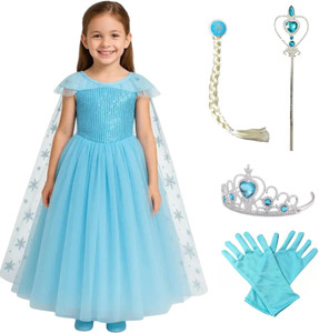 Macare Princess Elsa Kids Costume Wear