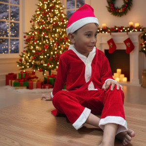 Party Junction Merry Christmas Santa Kids Costume Wear