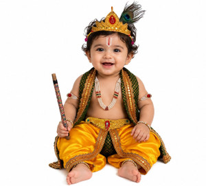 VFD kids krishna dress Kids Costume Wear