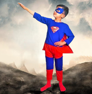 Maasuryakala Superman Dress Kids Costume Wear