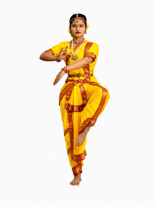 Sanskriti Styles Bharatanatyam Dance Costume Set Kids Costume Wear