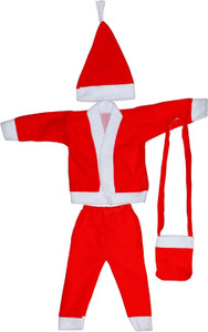 Fany Santa Claus Kids Costume Wear