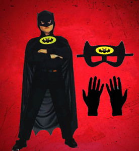 Maasuryakala Batman dress with Gloves Kids Costume Wear
