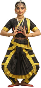 GauriFancyDress Bharatnatyam Dance Costume For Girls Kids Costume Wear