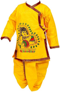 Dresstoimpress Krishna Costume with Accessories Kids Costume Wear