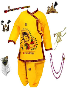 spack jerrow Krishna Dress, Makhan Chor Kids Costume Wear
