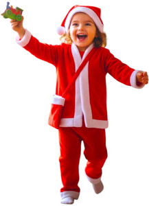 JONUX Santa Claus Kids Costume Wear