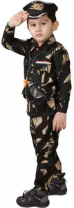 S Fazluka Army Kids Costume Wear