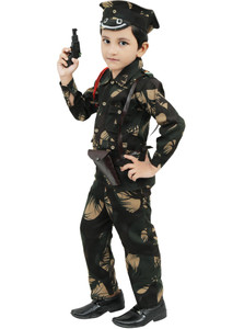 Chandrika Army Dress for 4 - 5 Years Kids Costume Wear