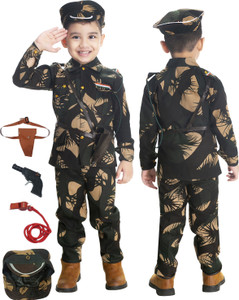 S Fazluka Army Kids Costume Wear