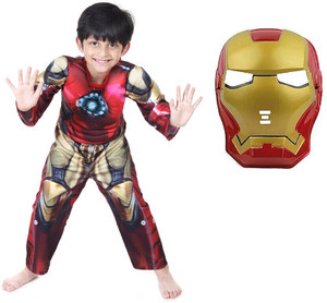 BLUSCAILE Ironman Superhero dress for little boys Kids Costume Wear