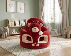 VEERA HOMES Baby Seating Chair Fabric Sofa