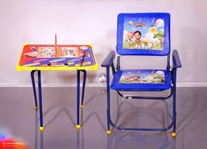 CHHOTA RABBIT 09TABLECHAIRBLUE09 Metal Desk Chair