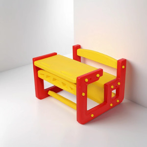 Ehomekart Playgro School Activity Study Desk For Kids-Dual Seater Plastic Study Table