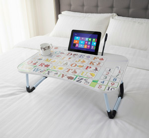 SHREE HARI QUALITY FIRST Portable & Foldable Study Table for Kids | Work from Home Table | Sturdy Design Wood Portable Laptop Table