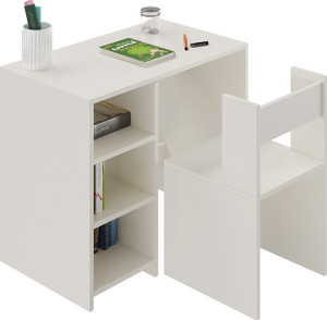 WOODWIDER Harper Wooden Writing Computing Activity Desk + Chair for Kids, Engineered Wood Study Table