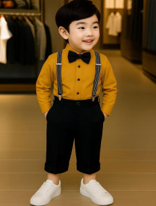 VARNIKA KIDS Baby Boys Party(Festive) Shirt Pant