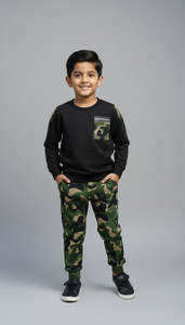 Sitara Vastra Boys Party(Festive) Track Pants T-shirt
