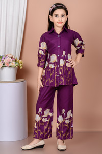 BAAQI Girls Party(Festive) Shirt Pant