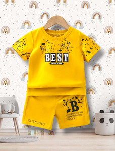 हम्पू लड़के कैज़ुअल टी-शर्ट शॉर्ट्स