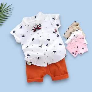 Glam elegance Baby Boys & Baby Girls Casual Shirt Shorts