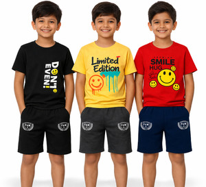 SHOPPY BAZAR Boys Casual T-shirt Shorts