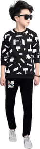 ATLANS CLOTHES Boys Casual T-shirt Track Pants