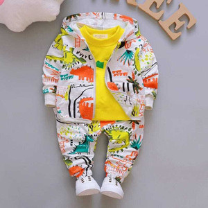 ZAFROONKIDZE Baby Boys & Baby Girls Dinosaur Party(Festive) Jacket Track Pants