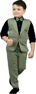 Go Berry Boys Party(Festive) Shirt Jeans, Bow Tie, Waistcoat