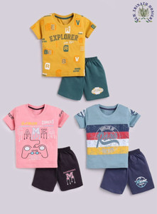 NEW TRINATH HOSIERY Boys Casual T-shirt Shorts