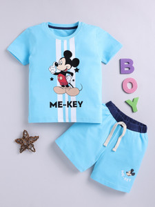 SmartRAHO Boys Mickey Casual T-shirt Shorts