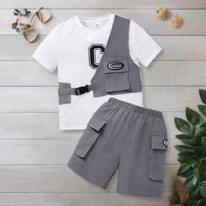 SNAPPY KIDS Boys Casual T-shirt Shorts