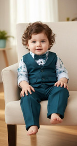 Vendzo Boys Party(Festive) Waistcoat Pant