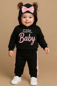 DRITI Baby Girls Casual Sweatshirt Pant