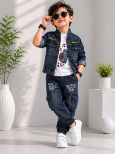 Ferry Street Boys Casual Jacket Jeans, T-shirt